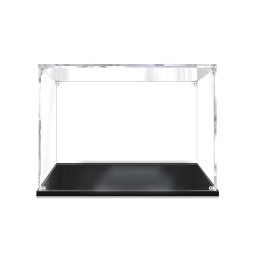 JoyiD Durchsichtige Vitrine aus Acryl for Modell 71411, Montagearbeitsplatte, durchsichtige Acrylbox, staubdicht (Modell Nicht im Lieferumfang enthalten) von JoyiD