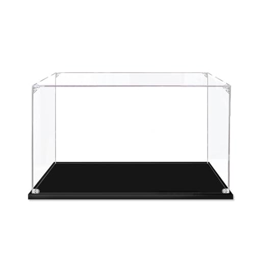 JoyiD Durchsichtige Vitrine aus Acryl for das Campingfahrzeugmodell 10279, 2 m Dicke Vitrine mit schwarzem Acrylboden, staubdichte Vitrine for Actionfiguren-Spielzeug von JoyiD