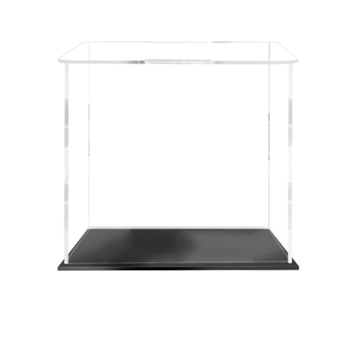 JoyiD Durchsichtige Vitrine aus Acryl for das Modell der Mondlandefähre 10266, 2 m Dicke Vitrine mit schwarzem Acrylsockel, staubdichte Vitrine for Actionfiguren-Spielzeug von JoyiD