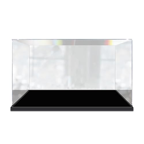 JoyiD Durchsichtige Vitrine aus Acryl for das Street View-Modell 21034, 2 m Dicke Vitrine mit schwarzem Acrylsockel, staubdichte Vitrine for Spielzeug von JoyiD