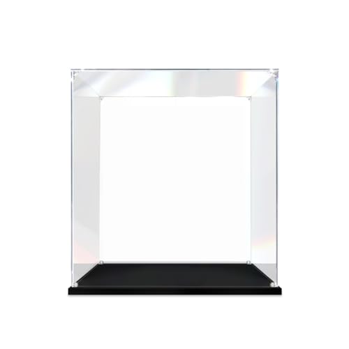 JoyiD Modellvitrine aus Acryl for das Panzerrobotermodell 76210, staubdichte transparente Vitrine mit Sockel (ohne Modellbausatz) von JoyiD