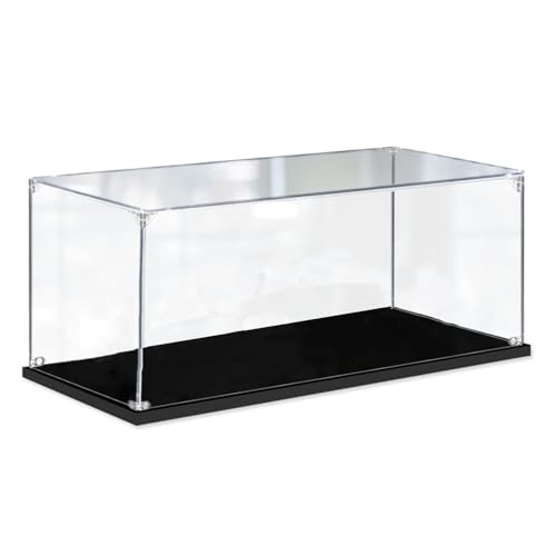 JoyiD Staubdichte Vitrine aus Acryl for das Bausteinmodell Eisenbahn 76405, staubdichte Vitrine, transparente Vitrine (nur Vitrine) von JoyiD