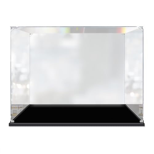 JoyiD Transparente Vitrine aus Acryl, Bausteinmodell 21056, staubdichte Modellvitrine, Vitrine (nur Box) von JoyiD