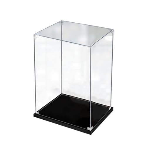 JoyiD Transparente Vitrine aus Acryl, Vitrine for 21329 Gitarrenmodelle mit schwarzem Acrylsockel, staubdichte Schutzvitrine for Actionfiguren-Spielzeug von JoyiD