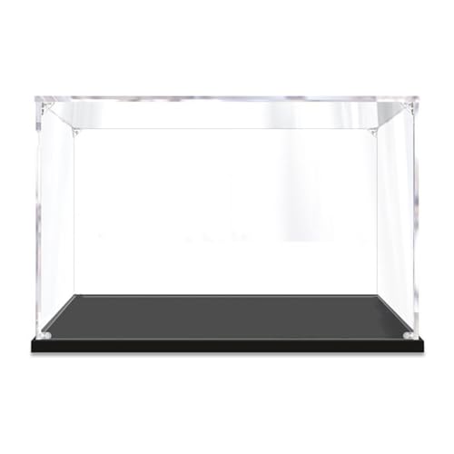 JoyiD Transparente Vitrine aus Acryl, Vitrine for 21334 Bandmodelle mit schwarzem Acrylsockel, staubdichte Schutzvitrine for Actionfiguren-Spielzeug von JoyiD