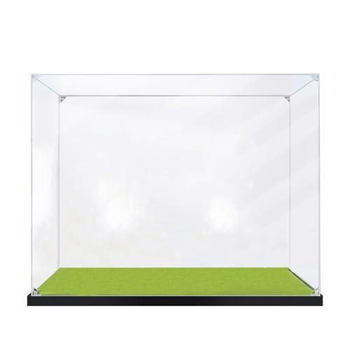 JoyiD Transparente Vitrine aus Acryl, Vitrine for Modelle 21324 mit schwarzem Acrylsockel, staubdichte Schutzvitrine for Actionfiguren-Spielzeug von JoyiD