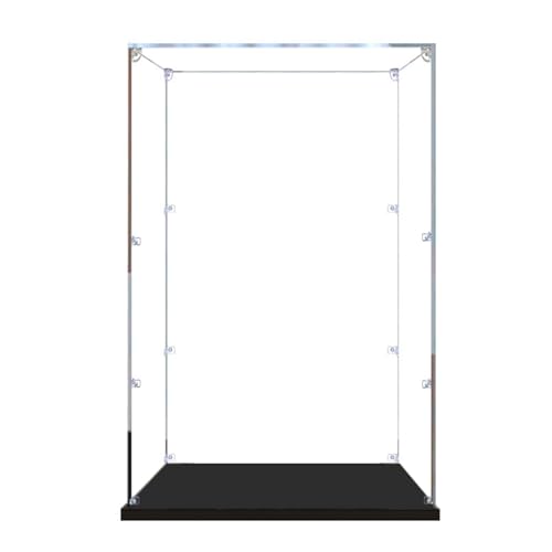 JoyiD Vitrine aus Acryl for das Modell der Zaubererbank Gringotts 76417, staubdichte, transparente Vitrine (ohne Modellbausatz) von JoyiD