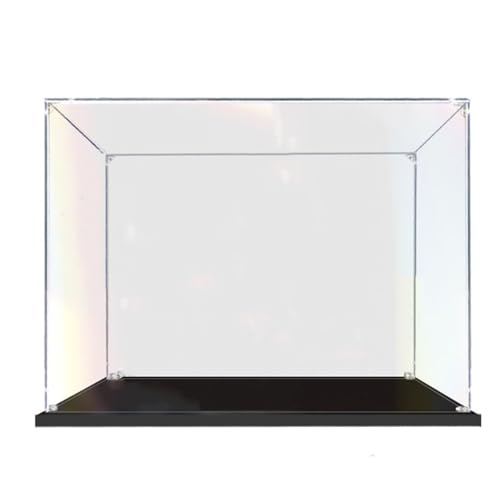 JoyiD Vitrine aus transparentem Acryl, Baustein 76208 Ziegenbootmodell, staubdichte Modellvitrine, Vitrine (nur Box) von JoyiD