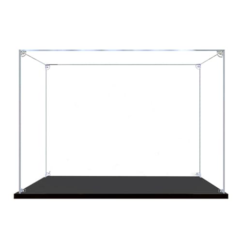 Staubdichte Vitrine aus Acryl for das Beauty & Beast Castle-Modell 43196, staubdichte transparente Vitrine (Modell nicht im Lieferumfang enthalten) von JoyiD