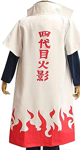 Joyplay Yondaime Hokage Cloak Vierter Hokage Yondaime Hokage Minato Namikaze Kostüm Unisex Anime Umhang, S von Joyplay