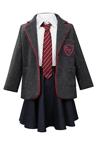 Matilda Cosplay-Kostüm, Uniform, Rock, Hemd, Krawatte, Outfits, Halloween, Karneval, Anzug, Höhe 140 cm - 150 cm von Joyplay