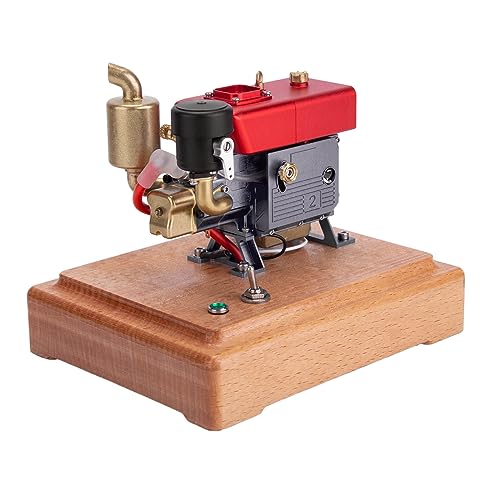 Dampfmaschinen-Modellbausätze: 2,6-cm³-Einzylinder-Viertakt-Benzinmotor mit Verdunstungskühlung für wissenschaftliche Experimente, Bildung und Ausstellung – Aluminium-Version Dampfmaschinen-Modellbausätze: 2,6-cm³-Einzylinder-Viertakt-Benzinmotor mit Verdunstungskühlung für wissenschaftliche Experimente, Bildung und Ausstellung – Aluminium-Version von Joytopiaminds