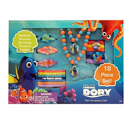 Disney 41121 - Finding Dory Accessoiresset - 18 teilig in Geschenkverpackung 28 x 3 x 21.5 cm von Joytoy