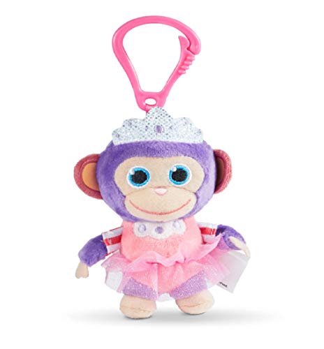 Joy Toy 31054 Joytoy Wonderpark Wunderaffen Plüsch Clip On 8 cm-Modell: Prinzessin, Mehrfarbig von Joytoy