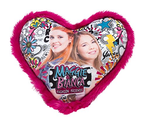 Joy Toy 66942 Maggie und Bianca Herzkissen 33x33 cm von Joytoy