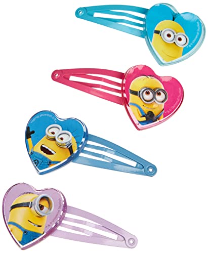 Joy Toy 90067 - Haarklippchen, Minions, 4 Motive von Joytoy