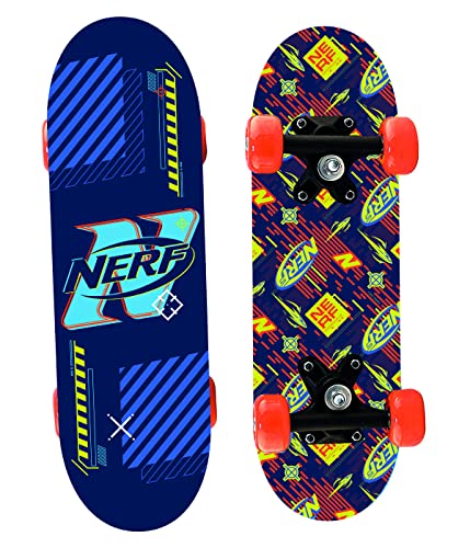 Joy Toy Nerf Skateboard aus Holz 87x20x9,5 cm, Mehrfarbig, lang, 42680 von Joytoy