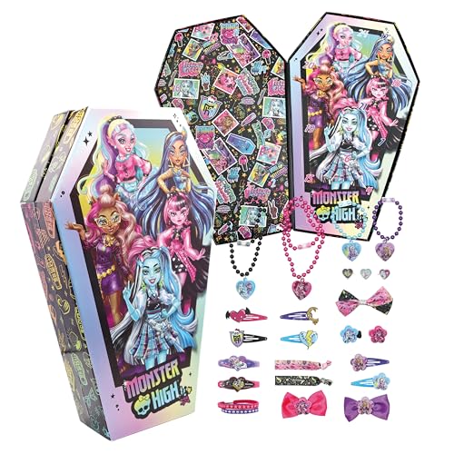 Joytoy Monster High Adventskalender mit Schmuck und Haarschmuck - 21x7x34 cm von Joytoy