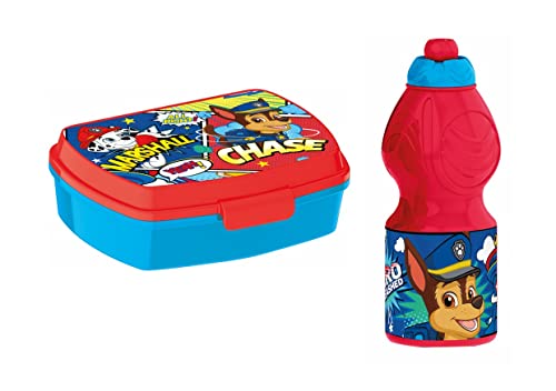 Paw Patrol 782776 Set: Jausenbox + Trinkflasche, bunt von Joytoy