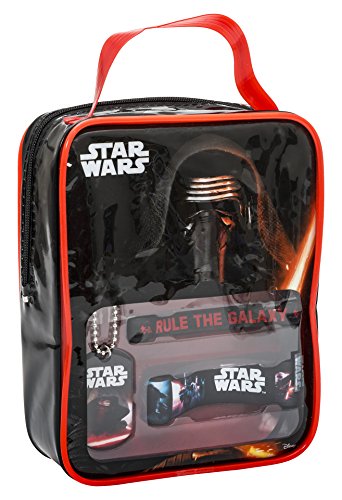 Star Wars 91643 - Kylo Ren Fanset 2 Gummiarmbänder und 1 Halskette mit Anhänger, 15 x 5 x 18 cm von Joytoy