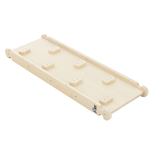 Joyz Rutsche für Kletterdreieck, Natur, Rutschbrett für Klettergerüst, Kletterrampe Holz mit 7 Griffen für Kletterbogen, Pikler Dreieck, Montessori Spielzeug, Holzrutsche Indoor für Kinder ab 2 Jahre Joyz Rutsche für Kletterdreieck, Natur, Rutschbrett für Klettergerüst, Kletterrampe Holz mit 7 Griffen für Kletterbogen, Pikler Dreieck, Montessori Spielzeug, Holzrutsche Indoor für Kinder ab 2 Jahre von Joyz