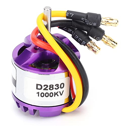 Joyzan RC Brushless Motor, Hochleistungs-Brushless-Motor D2830 Brushless Motor Ersatz-Upgrade-Teil Zubehör für RC-Flugzeug Starrflügel[1000KV] von Joyzan