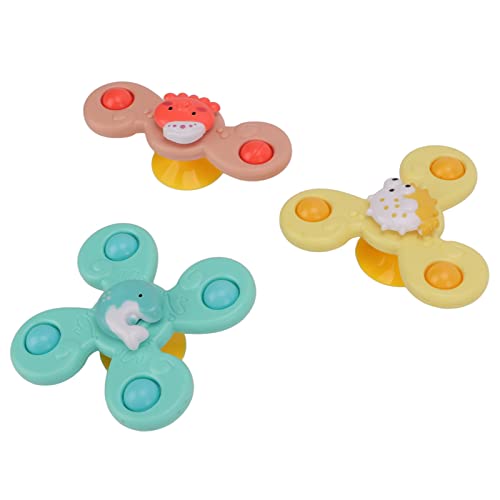 Saugnapf-Spin-Spielzeug, Saugnapf-Spinning-Spielzeug, Baby-Fidget-Spinning-Spielzeug, rotierende Blume, Saugnapf-Spielzeug, wasserdicht, rostfrei, Baby-Fidget für Kleinkinder, sensorisches Badespielze von Joyzan