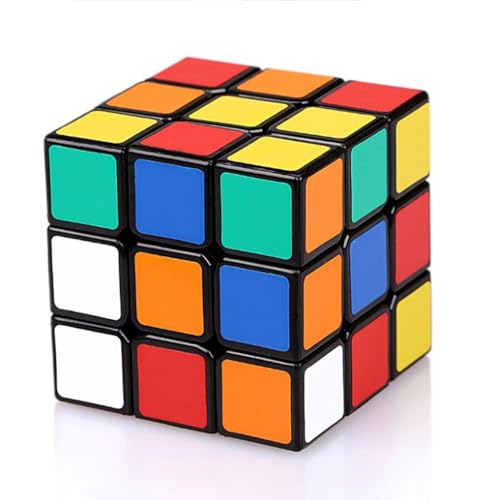 Zauberwürfel,Speed Cube 3x3,Magic Cube,3D Puzzle Cube mit optimierten Dreheigenschaften,Magic Cube für Anfänger und Fortgeschrittene,Smooth Fast Cube Sequential Brain Teaser Toys for Fast Cubing Fun von Jrhncy