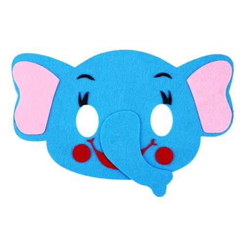 Jtnohx Filz-Tiermasken, 10 Stück Halloween-Maske für, Tier-Kostüm für Geburtstag Party Supplies（Elefant Masken） von Jtnohx