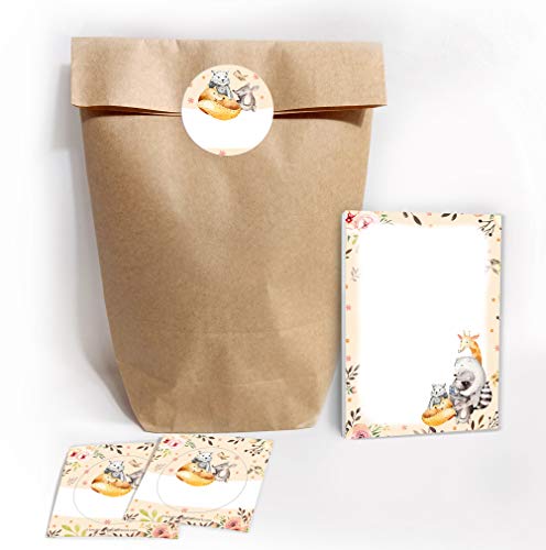 8 Mini-Notizblöcke + 8 Geschenktüten/Natur + 8 Aufkleber Tiere Waldtiere Mitgebsel Gastgeschenk Kindergeburtstag Mädchen Jungen 8 Mini-Notizblöcke + 8 Geschenktüten/Natur + 8 Aufkleber Tiere Waldtiere Mitgebsel Gastgeschenk Kindergeburtstag Mädchen Jungen von JuNa-Experten
