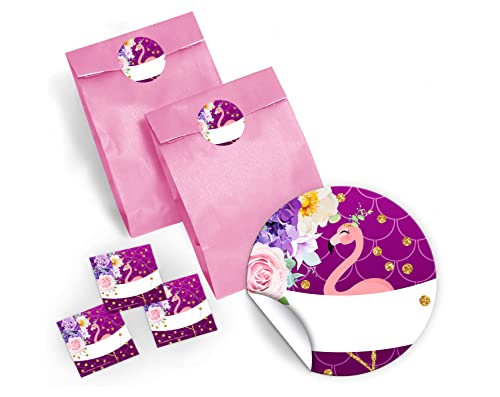 JuNa-Experten 10 Geschenktüten/Hellrosa + 10 Aufkleber Flamingo für Mitgebsel Gastgeschenk beim Kindergeburtstag Mädchen JuNa-Experten 10 Geschenktüten/Hellrosa + 10 Aufkleber Flamingo für Mitgebsel Gastgeschenk beim Kindergeburtstag Mädchen von JuNa-Experten