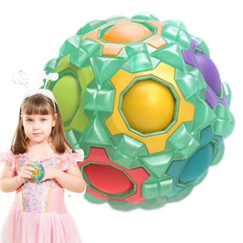 Bunte Fidget-Bälle für Kinder, lustige Fidget-Puzzlebälle, lehrreiches Fidget-Ball-Puzzlespiel, Körpermassage-Fidget-Ball, interaktive Fidget-Bälle für und Mädchen von Jubepk