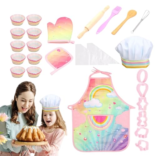 Cooking Set, Baking Set, Pretend Kitchen, Toddler Toys, Kitchen Tools, Kids Set, Play Kitche, Kitchen Utensils Toy Set for Pretend Cooking, Children Cooking and Baking Set for Kids 3+ von Jubepk