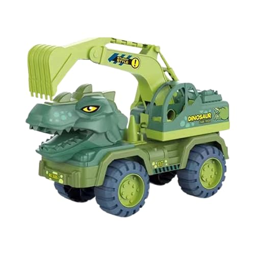 Dinosaurier-Technikfahrzeug | Dinosaurier-Transportspielzeug | Autotransporter-LKW-Spielzeug | Kinder-Dinosaurier-Trage | Auto-LKW-Tierfahrzeugspielzeug, Dinosaurier-Transporter-Trägerspielzeug für Ki von Jubepk