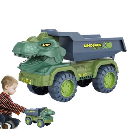 Dinosaurier-Technikfahrzeug | Dinosaurier-Transportspielzeug | Autotransporter-LKW-Spielzeug | Kinder-Dinosaurier-Trage | Auto-LKW-Tierfahrzeugspielzeug, Dinosaurier-Transporter-Trägerspielzeug für Ki von Jubepk