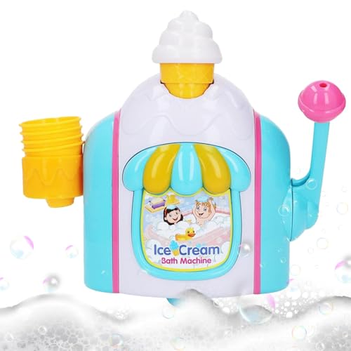 Eismaschine | Seifenblasenmaschine | Badewannen-Eismaschine | Bubble-Spielzeug | Eiscreme-Badewannen-Blasenmaschine – Tragbare Badewannen-Blasenmaschine, Duschspielzeug Für Kinder, Und Freu von Jubepk