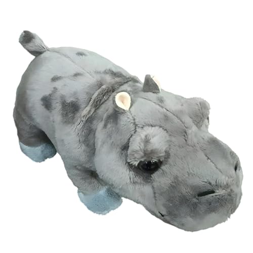 Hippopotamus Plush Doll, Soft Hippo Stuffed Animal, Wild Animals Hippo Toy, Plush Hippo Stuffed Animal, Soft Wild Hippopotamus Plush Doll, Cute and Adorable Hippos Stuffed Animal for Kids von Jubepk