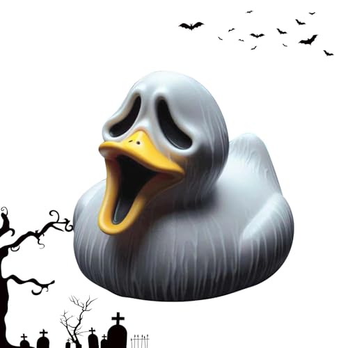 Horror-Charakter-Enten | Halloween-Harz-Enten | Klassische Filmenten | Neuartige Horror-Ornamente, -Horror-Enten, einzigartige Enten-Dekorationen, Halloween-Entenfiguren, gruselige Enten-Sammlerst von Jubepk