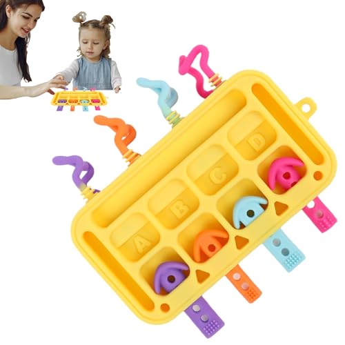 Jubepk Baby Activity Board, Soft Sensory Boards, Silicone Educational, Toddler Development Playboard for Classroom, Kindergarten, Daycare, Travel, Preschool, Car Seat, High Chair Jubepk Baby Activity Board, Soft Sensory Boards, Silicone Educational, Toddler Development Playboard for Classroom, Kindergarten, Daycare, Travel, Preschool, Car Seat, High Chair von Jubepk