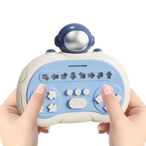 Jubepk Gameplay interattivo Giocattolo sensoriale Fidget, Gioco Pop Fidget Antistress, Bolla Popper portatile, Gioco a spinta Veloce dal Design adatto ai Bambini 11x12,7 cm / 4,33x5 Giocattoli per il von Jubepk