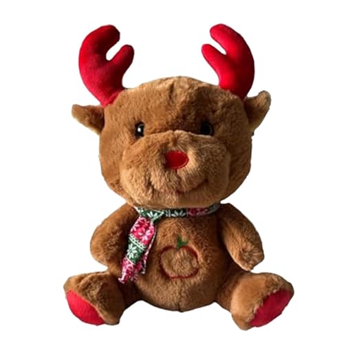 Jubepk Kids Breathing Plush Elk | Soft Sleeping Buddy Stuffed Animal Toy | Portable Toddler Plushie for Comfort and Soothing, Adorable Elk Companion for Sweet Dreams, Safe Plush Toys for Kids von Jubepk