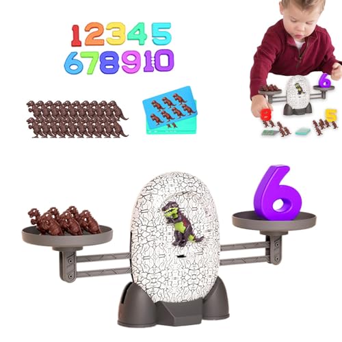 Jubepk Math Balance Toys, Educational Counting & Learning Game, Interactive STEM Teaching Tool, Fun & Engaging Design (1 Set), Ideal for Preschool Kids, Boys & Girls von Jubepk