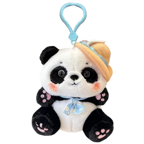 Jubepk Pandabär Stofftier,Panda Stofftier | Weiche Panda-Puppe, gefüllter Panda-Plüsch - Niedliche Plüschtier-Kissen-Kollektion, Spielzeug-Panda-Dekorationen für Zuhause, Schlafzimmer, Wohnzimmer, von Jubepk