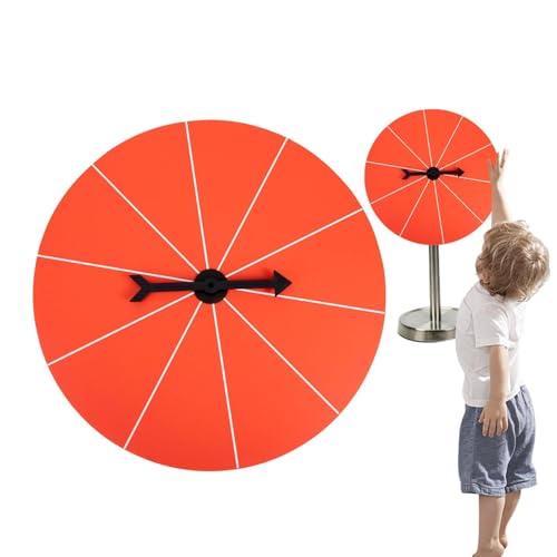 Jubepk Prize Raffle Spinner | Carnival Fortune Wheel | Editable Game Spinner | Tabletop Spin Wheel, Rotating Prize Toy, Interactive Prize Wheel, Customizable Fortune Spinner, Carnival Wheels Game von Jubepk