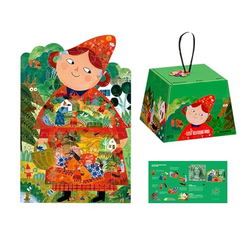 Jubepk Puzzles Für Kinder, Märchenpuzzle - Robustes Großes Puzzle Aus Dickem Papier - Robustes Großes Puzzle Aus Dickem Papier, Im Vorschulalter Für Kinder Ab 3 Jahren von Jubepk