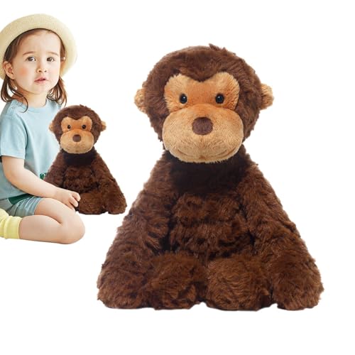 Jubepk Stuffed Animals Monkey | Plush Monkey Toy | Realistic Monkey Plush | Soft Plush Monkeys, Kids Plushie Animals, Plushie Animal Friends, 9.84in Monkeys Stuffed Animal, Realistic Stuffed Monkeys von Jubepk