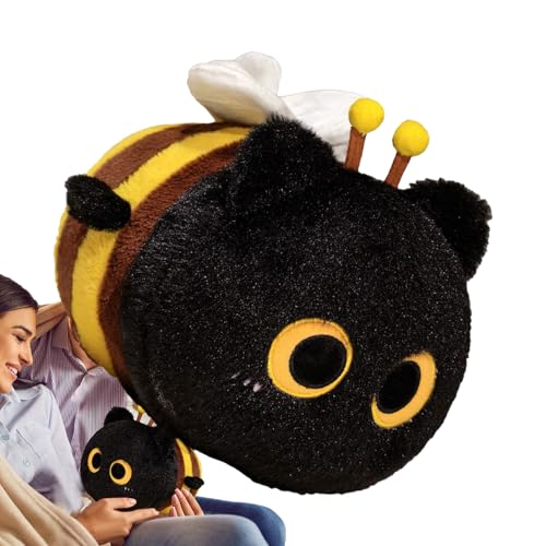 Jubepk Stuffed Toys, Cat Bee Plush Doll, 26.6/24.2/16.1 Inches, Soft Pillow Figure, Cute Decorative Gift, Huggable Cartoon Design for Kids, Sofa, Bedroom, Car, Mixed Color Jubepk Stuffed Toys, Cat Bee Plush Doll, 26.6/24.2/16.1 Inches, Soft Pillow Figure, Cute Decorative Gift, Huggable Cartoon Design for Kids, Sofa, Bedroom, Car, Mixed Color von Jubepk
