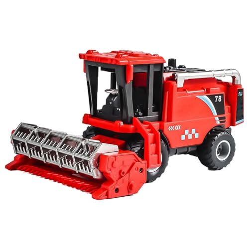 Jubepk Truck Toy | Kids Construction Toys | Combine Harvester Toys | Engineering Truck Toy, 20x13.5x10.5cm Simulation Harvester Model Toy with Friction Powered, Harvester Model Toy for Kids von Jubepk