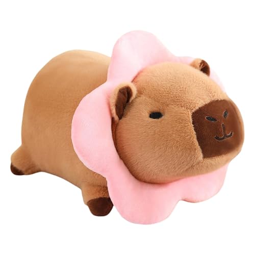 Niedlicher Capybara-Plüsch, 10-Zoll-Capybara-Plüschtier, ultraweiches Capybara-Stofftier, -Capybara-Wurfkissen, realistische Capybara-Plüschpuppe, Capybara Home Decor Plüsch-Capybara-Stofftier f von Jubepk