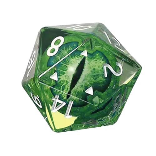 Augapfel Dice – Rollenspiel Dice, RPG Würfel-Set | Dragon Eye Dice Polyedric Dice Designer Handmade Polyedral RPG Dice Set mit lebendigen Kanten, schönen Einschlüssen für A Augapfel Dice – Rollenspiel Dice, RPG Würfel-Set | Dragon Eye Dice Polyedric Dice Designer Handmade Polyedral RPG Dice Set mit lebendigen Kanten, schönen Einschlüssen für A von Jubilofex